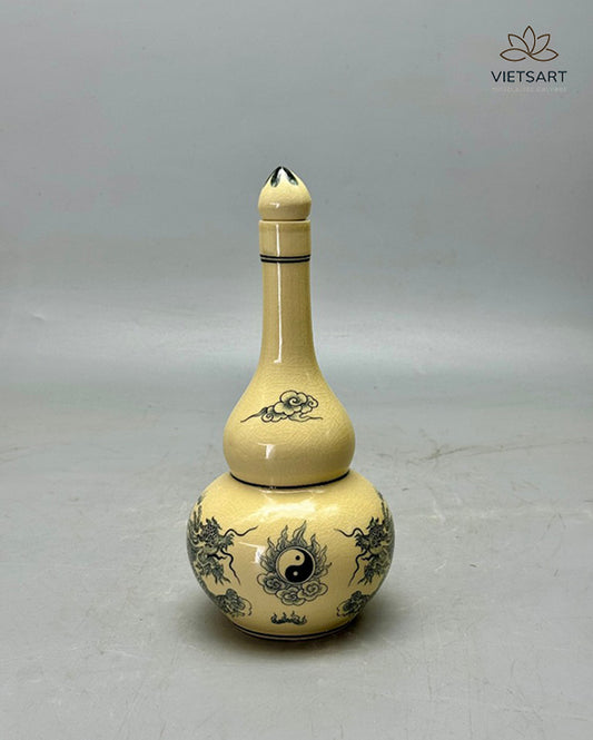 Chu Đậu decoration porcelain bottle