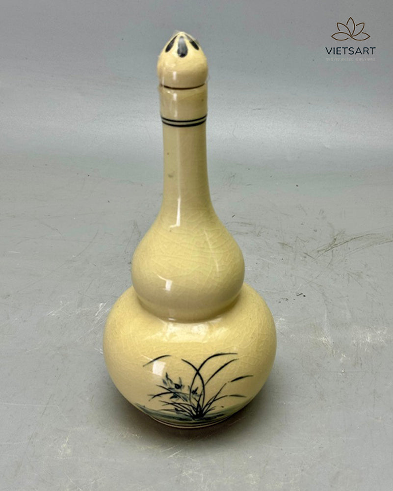 Chu Đậu decoration porcelain bottle